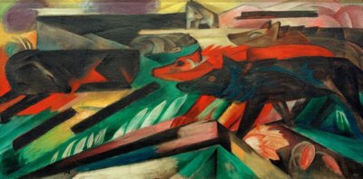 I lupi (Guerra dei Balcani) da Franz Marc