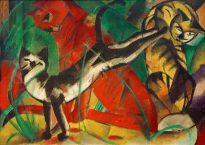 Tre gatti da Franz Marc