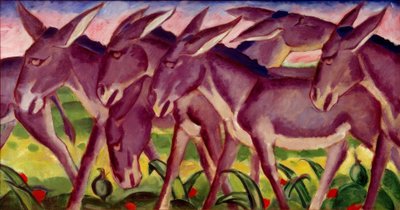 Fregio degli asini da Franz Marc