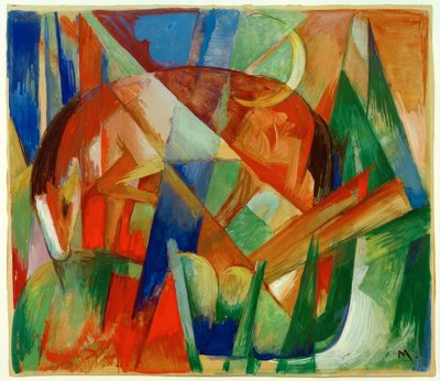 Creatura fantastica II (Cavallo) da Franz Marc