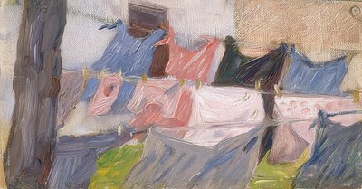 Biancheria che svolazza nel vento da Franz Marc