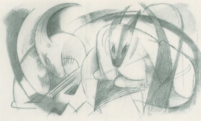Franz Marc - Schizzo dal campo - Foglio 13 da Franz Marc