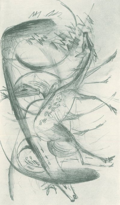 Franz Marc - Schizzo dal campo - Foglio 36 da Franz Marc