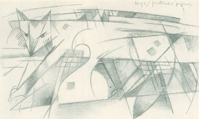 Volpe / per carta colorata da Franz Marc