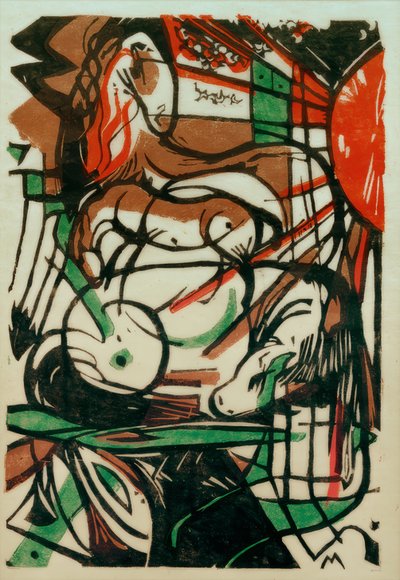 Nascita dei cavalli da Franz Marc