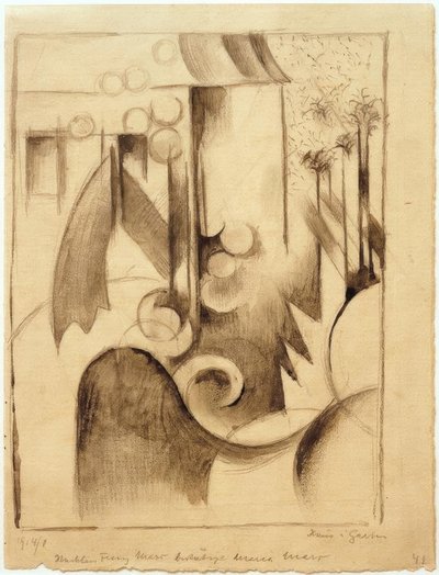 Casa nel giardino da Franz Marc