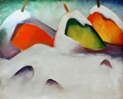 Accovacciati nella neve da Franz Marc