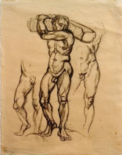 Portatore di legna da Franz Marc