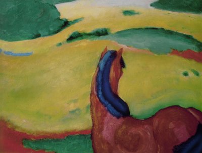 Cavallo in un paesaggio, 1910 da Franz Marc