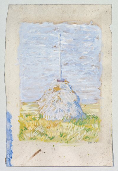 Piccolo cumulo di canne vicino a Brunnenbach da Franz Marc