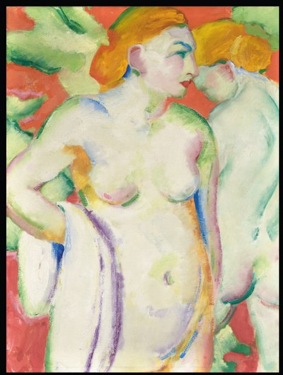Nudi in cinabro da Franz Marc