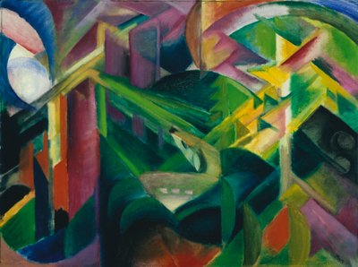 Cervo nel giardino del monastero da Franz Marc