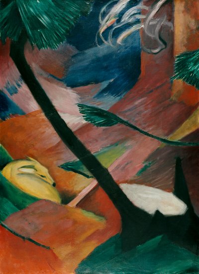 Reh im Walde II da Franz Marc