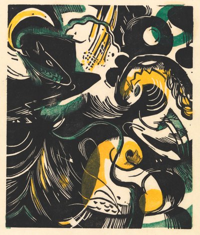 Storia della creazione II da Franz Marc