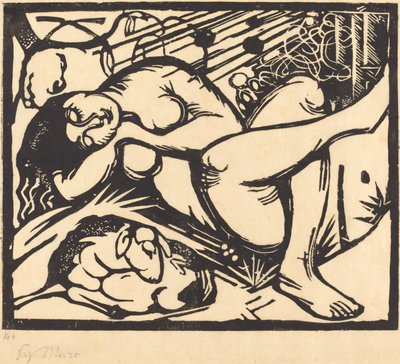 Pastorella Dormiente da Franz Marc