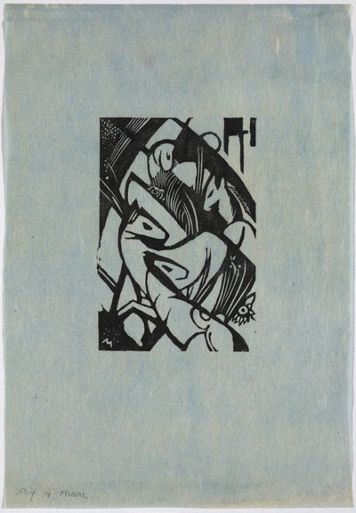 Cavallini saltanti da Franz Marc