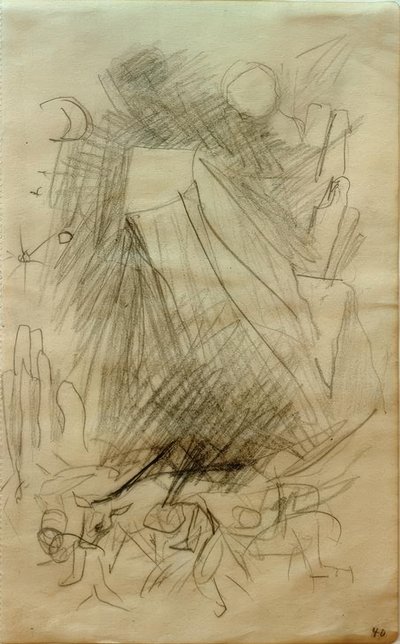 Montagna che crolla da Franz Marc