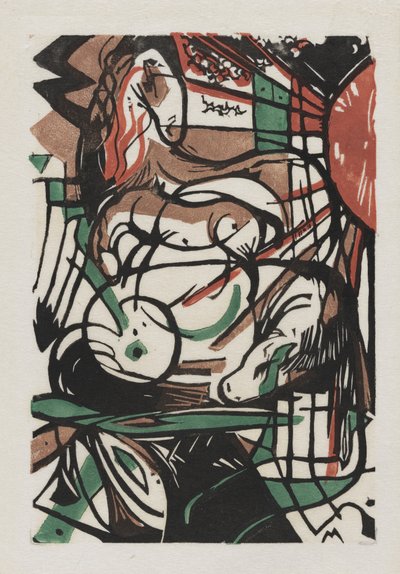 La nascita dei cavalli da Franz Marc