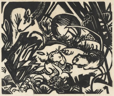 Tierlegende (Leggenda degli Animali) da Franz Marc