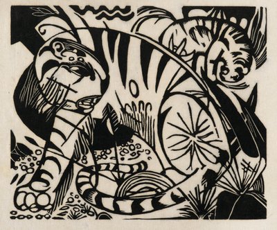 Tigre, 1912 da Franz Marc