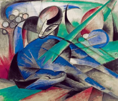 Cavallo sognante da Franz Marc