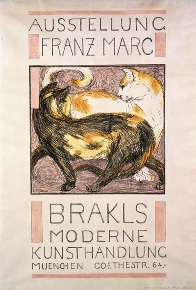 Due gatti da Franz Marc