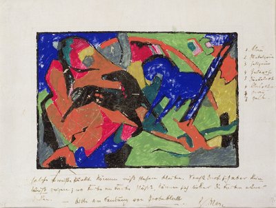 Due cavalli da Franz Marc