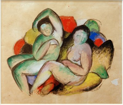 Due nudi femminili da Franz Marc