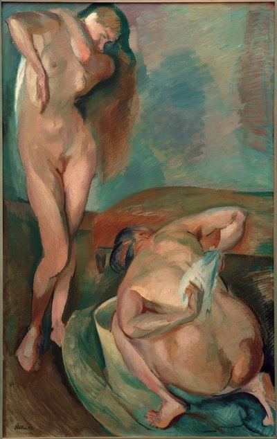Donne che fanno il bagno da Franz Nolken