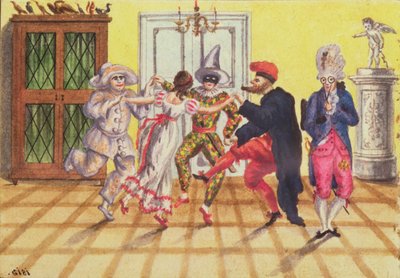Pantomima dal diario di Carl Baumann scritto 1813-25 da Franz Paumgarrten