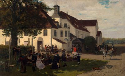 La locanda del castello a Alt-Schleißheim da Franz Quaglio