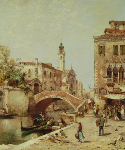 Canale di Santa Caterina, Venezia da Franz Richard Unterberger