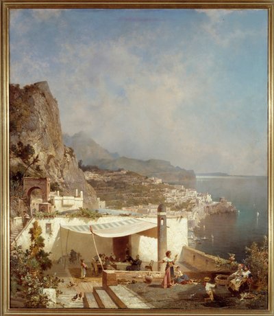 La baia di Napoli da Franz Richard Unterberger