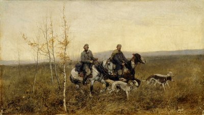 I cacciatori, 1881 da Franz Roubaud