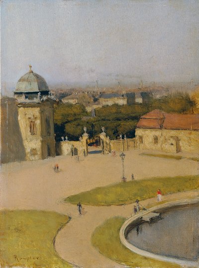 Vista sud-ovest del Belvedere Superiore da Franz Rumpler