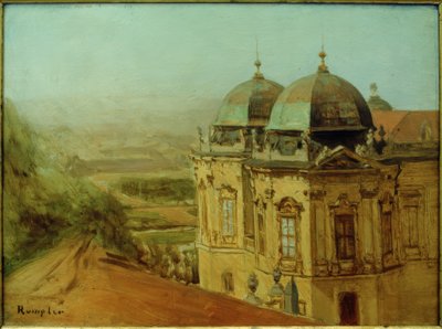 Il Belvedere Superiore a Vienna da Franz Rumpler