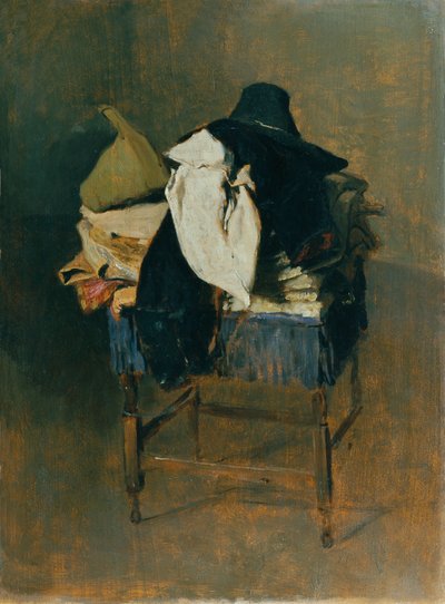 Costumi su una sedia da Franz Rumpler