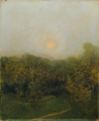 Sorgere della luna da Franz Rumpler