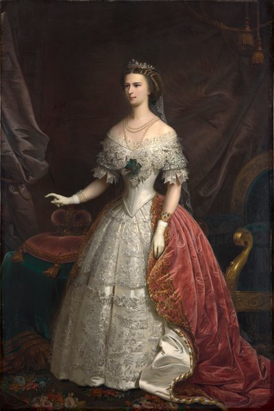 Ritratto di Elisabetta di Baviera da Franz Russ the Younger