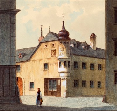 La vecchia casa a Neubau a Vienna da Franz Sager