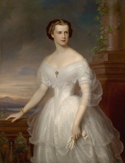 Ritratto di Elisabetta di Baviera da Franz Schrotzberg