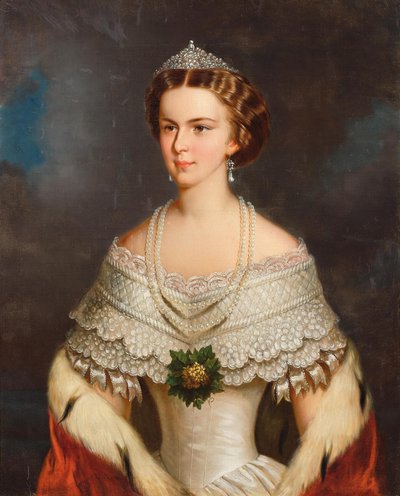 Ritratto di Elisabetta di Baviera da Franz Schrotzberg