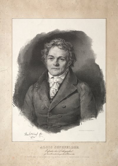 Aloys Senefelder da Franz Seraph Hanfstaengl