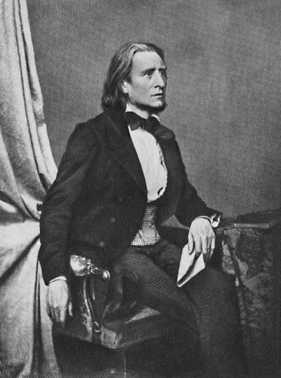 Franz Liszt, c. 1860, 1939 da Franz Seraph Hanfstaengl