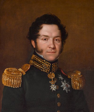 Ritratto di Jean-Noé-Godefroy de Polier-Vernand, 1823 da Franz Seraph Stirnbrand