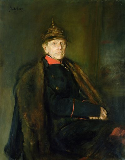Generale Feldmaresciallo Helmuth Graf von Moltke (1800-91), 1890 da Franz Seraph von Lenbach