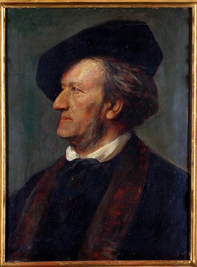 Ritratto del compositore Richard Wagner da Franz Seraph von Lenbach