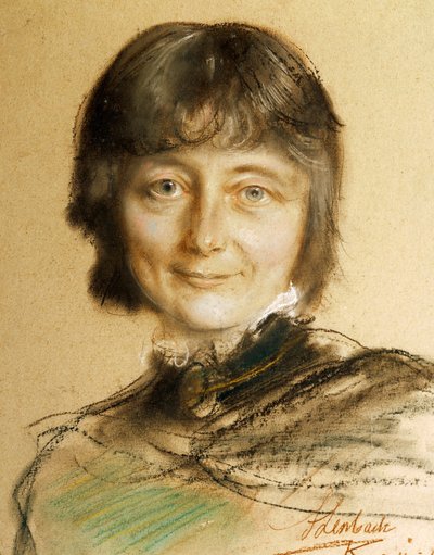 Ritratto di Nina Hagerup da Franz Seraph von Lenbach