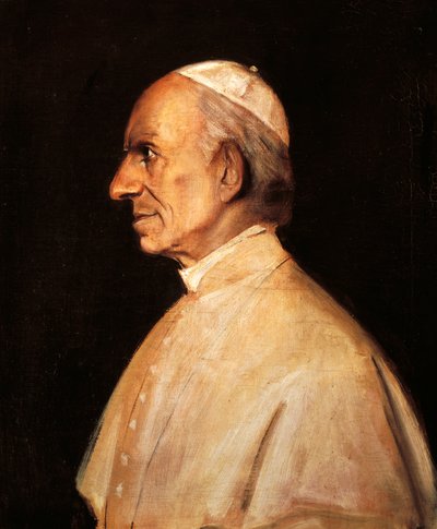 Ritratto di Papa Leone XIII da Franz Seraph von Lenbach