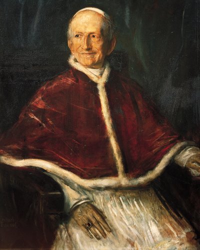 Ritratto di Papa Leone XIII (Carpineto Romano) da Franz Seraph von Lenbach